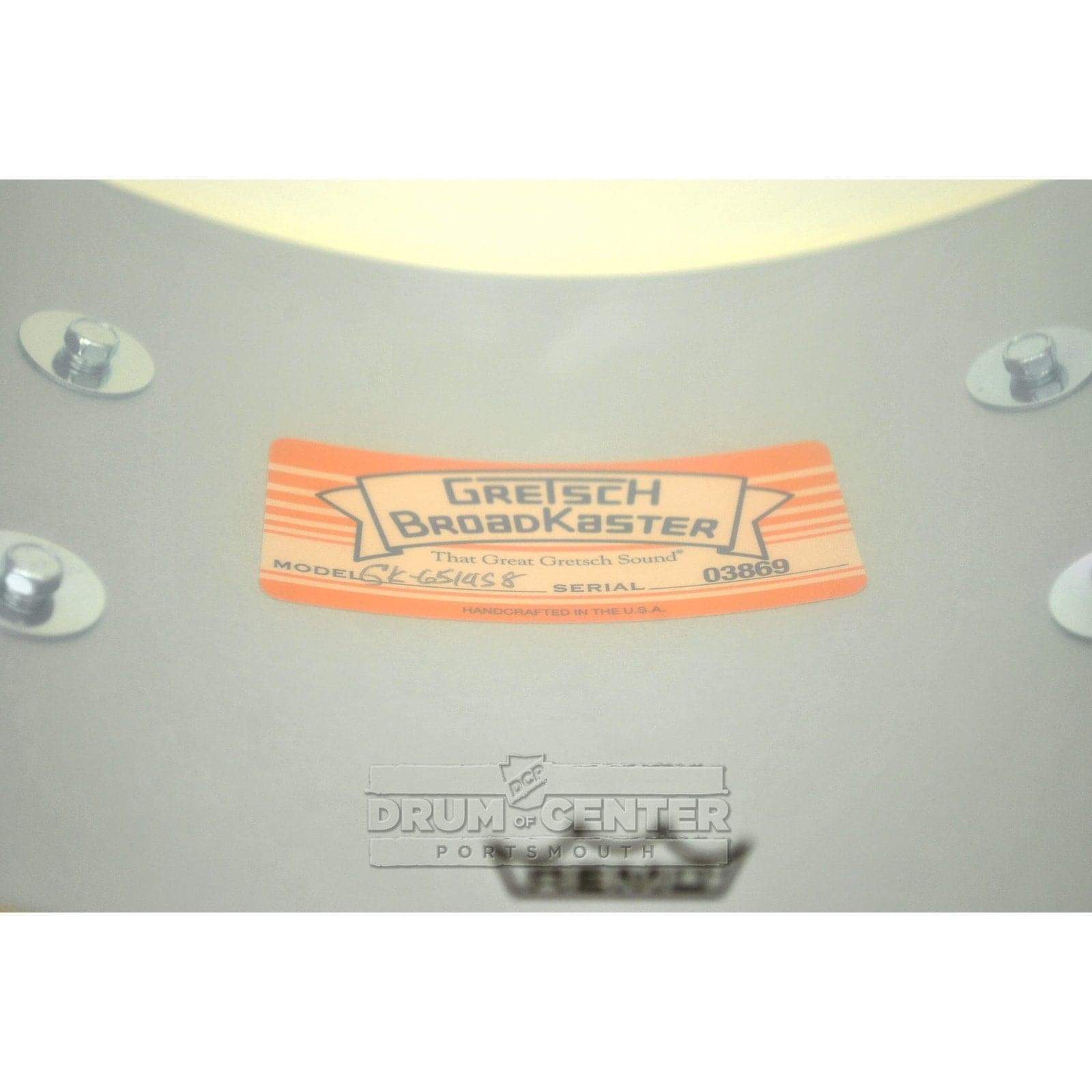 Gretsch Broadkaster Snare Drum 14x6.5 8-Lug Satin Natural
