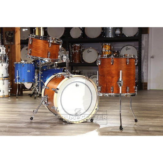Gretsch Brooklyn 3pc Jazz Drum Set Satin Mahogany