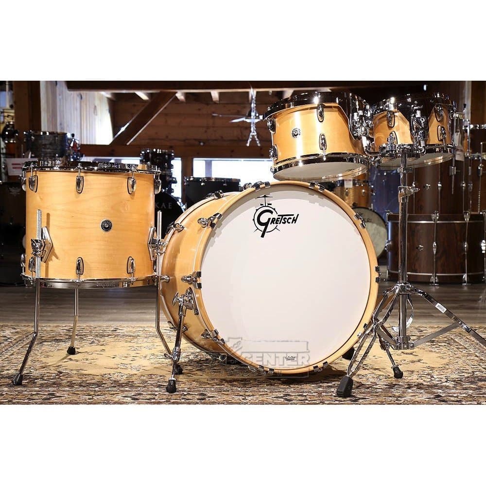 Gretsch Brooklyn 4pc Euro Drum Set Satin Natural