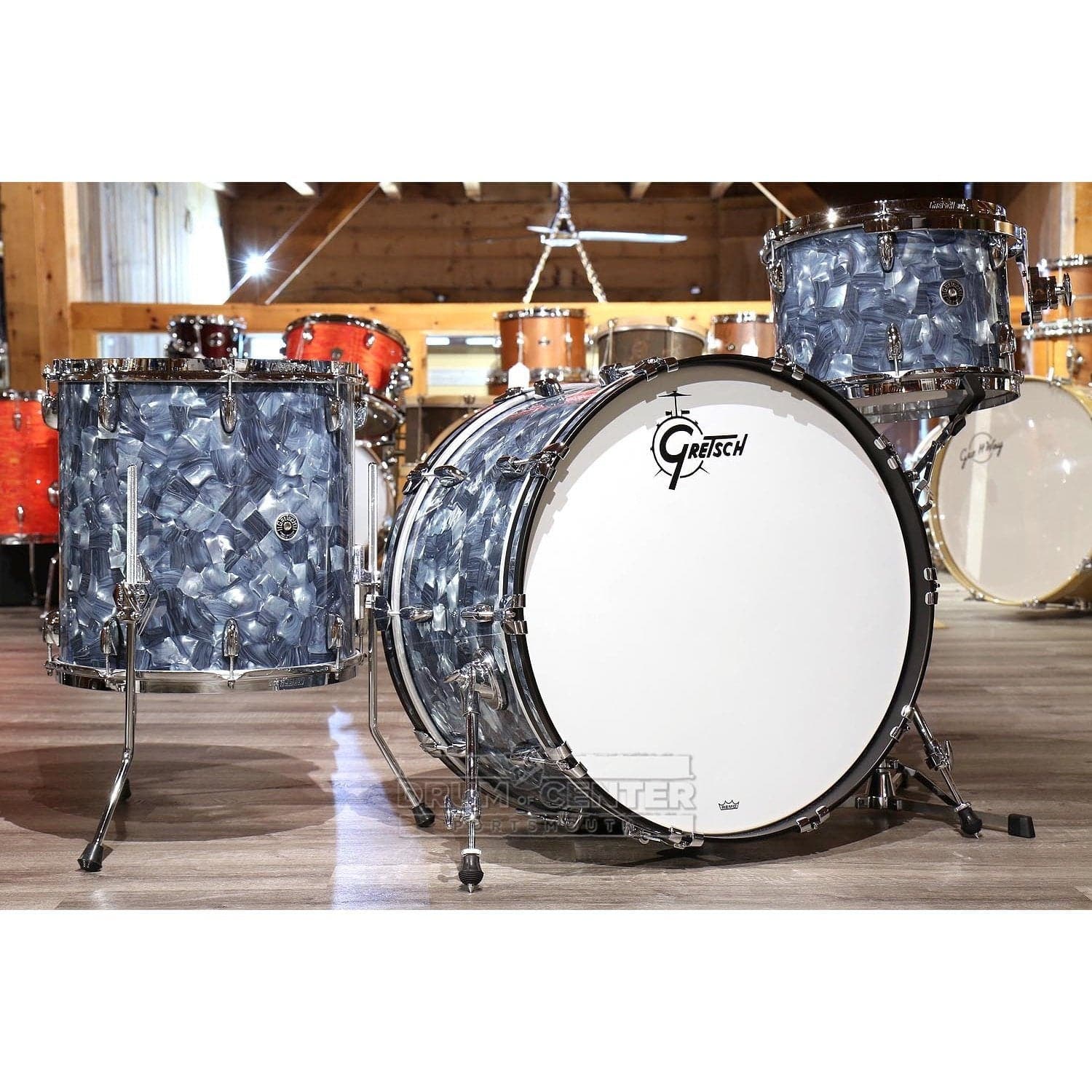 Gretsch Brooklyn 3pc Rock Drum Set Abalone
