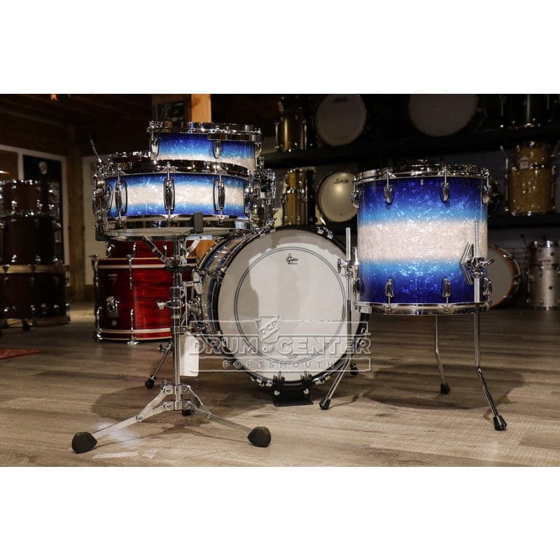 Gretsch Brooklyn 4pc Jazz Drum Set Blue Burst Pearl