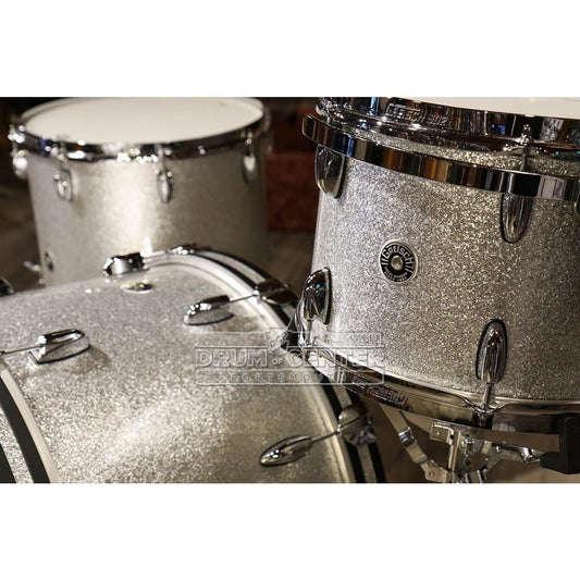 Gretsch Brooklyn 3pc Rock Drum Set Silver Sparkle
