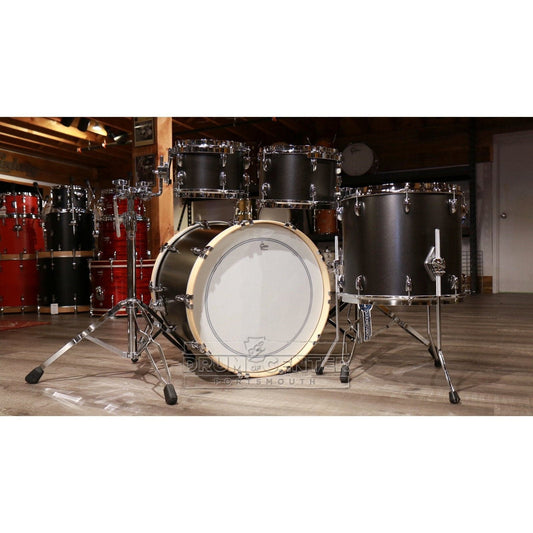 Gretsch Brooklyn 4pc Euro Drum Set Satin Black Metallic