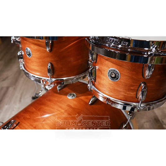 Gretsch Brooklyn 4pc Euro Drum Set Satin Mahogany