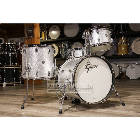 Gretsch Brooklyn 4pc Jazz Drum Set Silver Sparkle