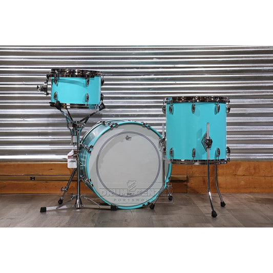 Gretsch USA Custom 3pc Drum Set Satin Seafoam Green