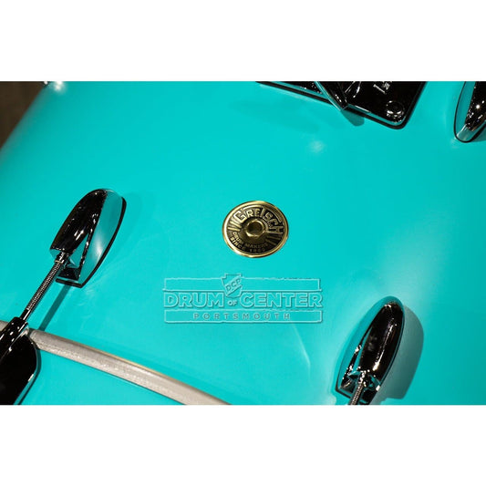 Gretsch USA Custom 5pc Drum Set w/Mount Satin Seafoam Green