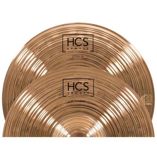 Meinl HCS Bronze Hihat Cymbals 10