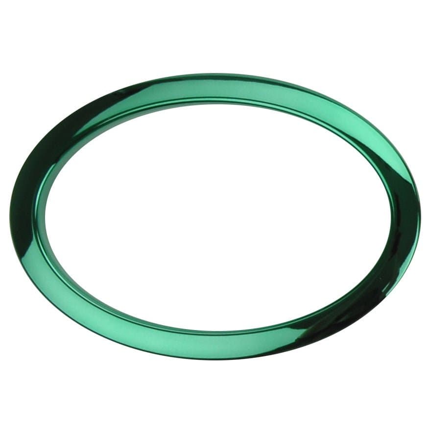 Bass Drum O's Oval Bass Drum Port 6" Green Chrome