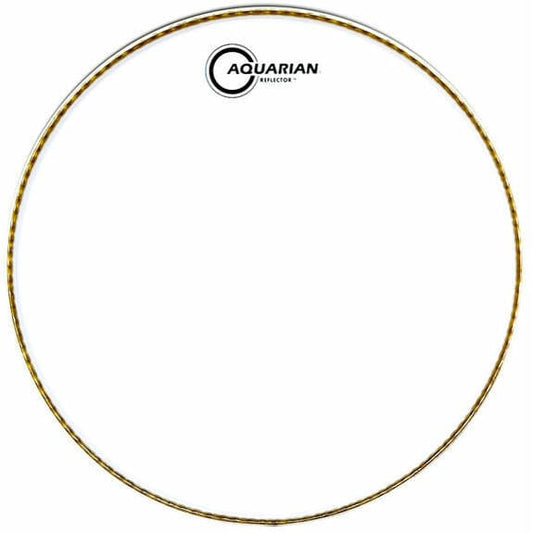 Aquarian Ice White Reflector Bass Drumhead 24In