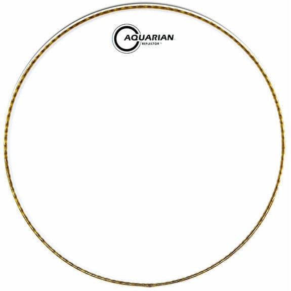 Aquarian Ice White Reflector Bass Drumhead 16In