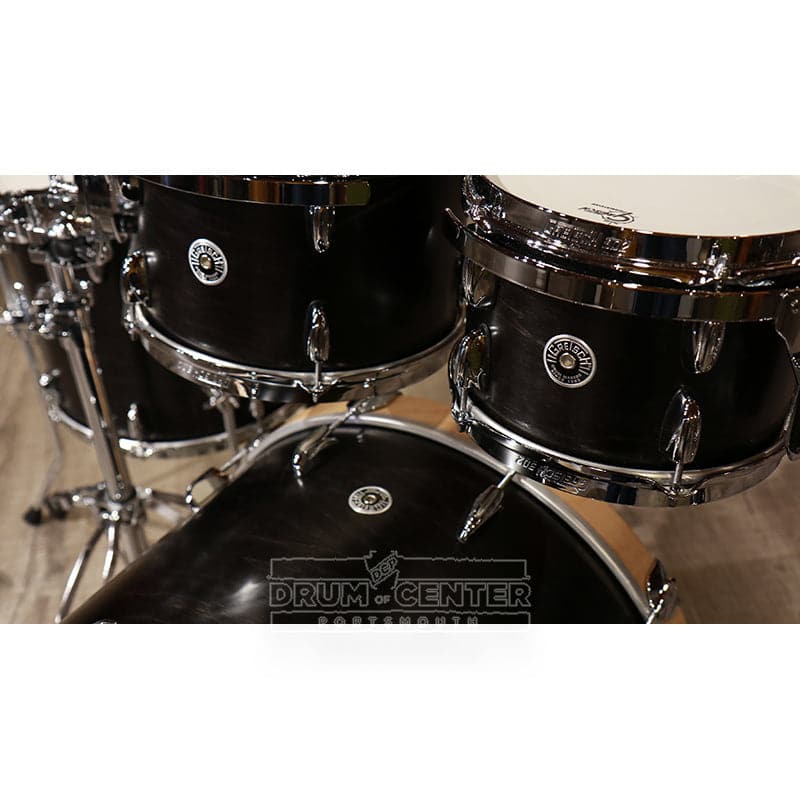 Gretsch Brooklyn 4pc Euro Drum Set Satin Dark Ebony