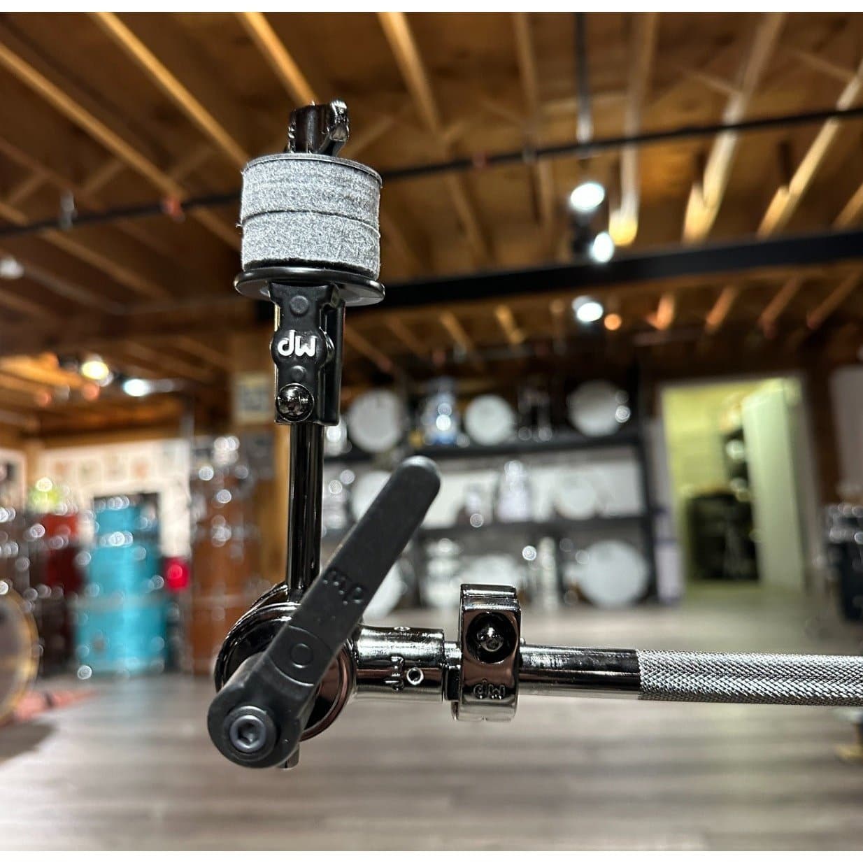 DW DWCP9700BN 9000 Series Boom Cymbal Stand with Recessible Boom, Black Nickel