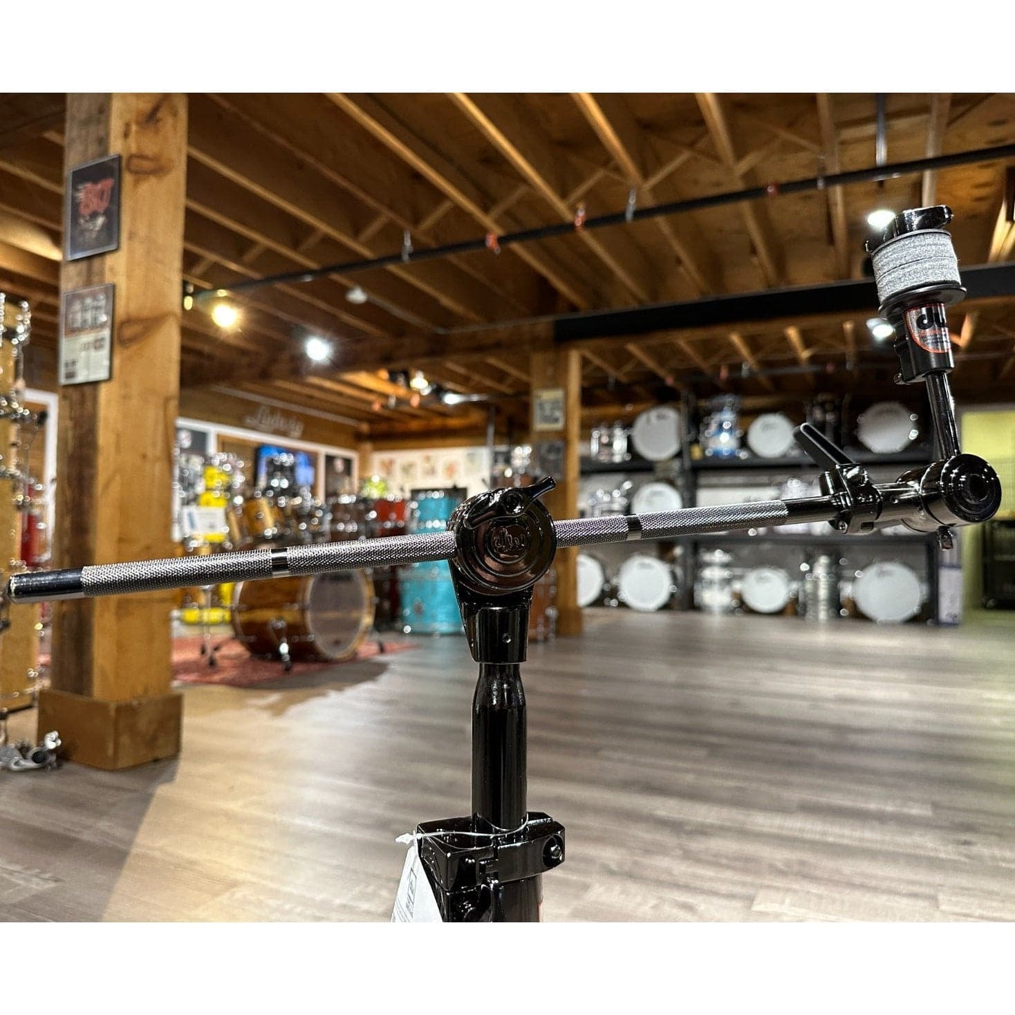 DW DWCP9700BN 9000 Series Boom Cymbal Stand with Recessible Boom, Black Nickel