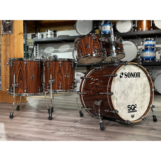 Sonor SQ2 Maple 5pc Drum Set Rosewood Gloss