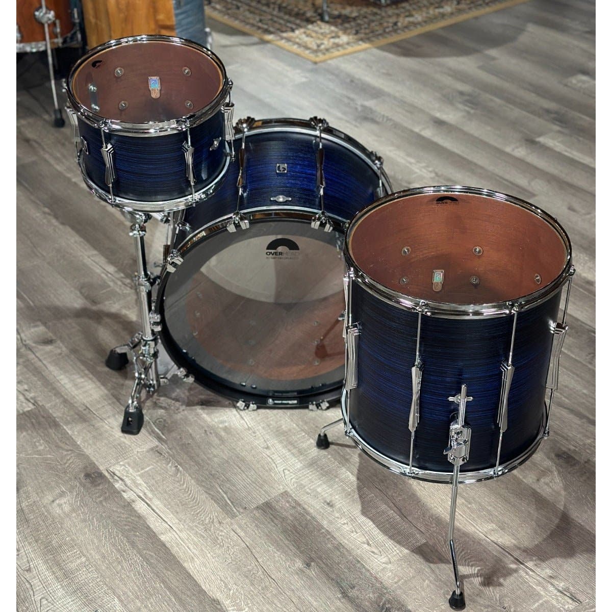 British Drum Co Lounge Club 3pc Drum Set w/22BD Carnaby Blue