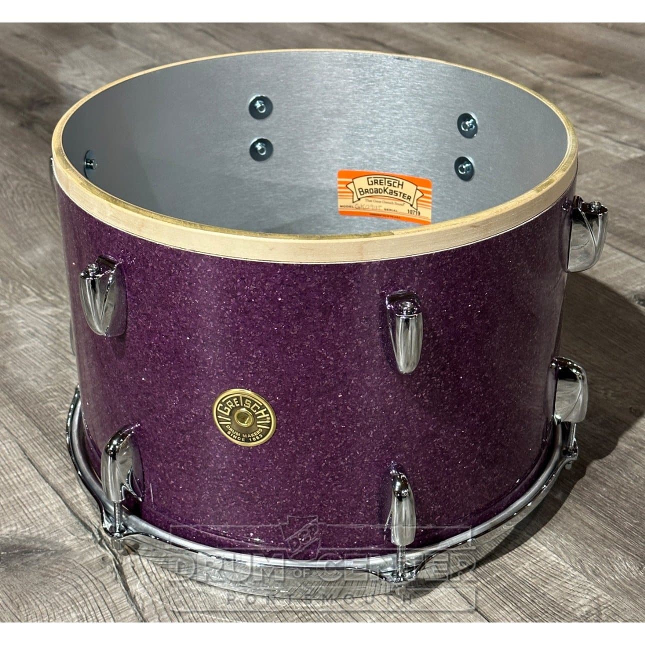 Gretsch Broadkaster 4pc Drum Set Purple Glass Glitter