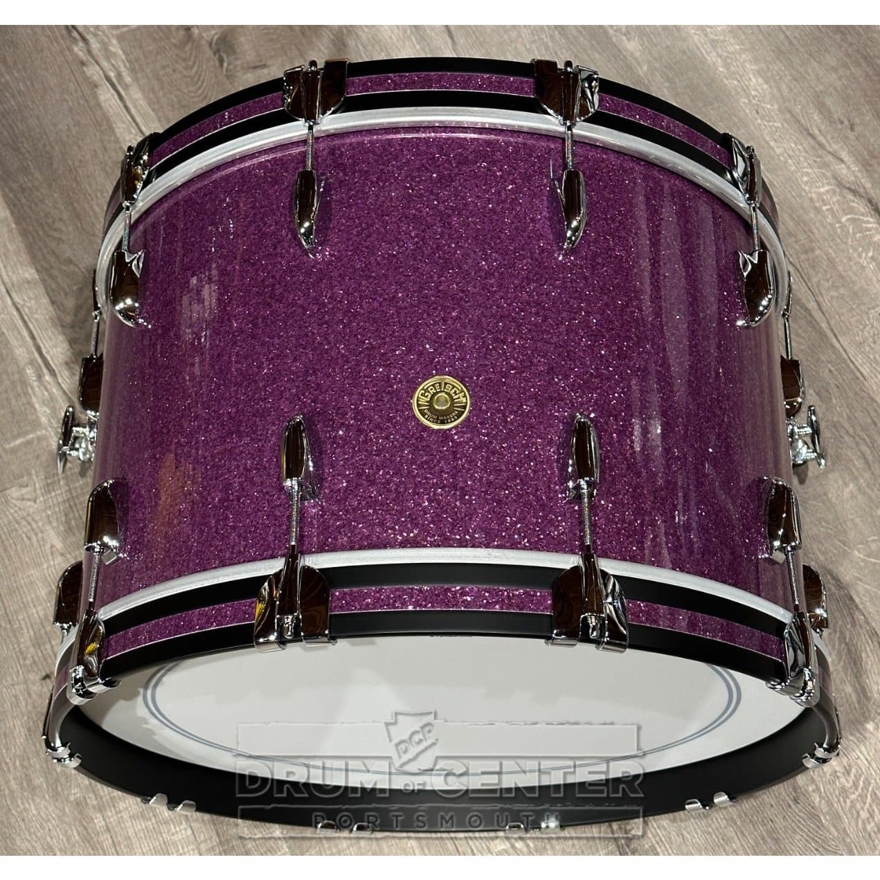 Gretsch Broadkaster 4pc Drum Set Purple Glass Glitter