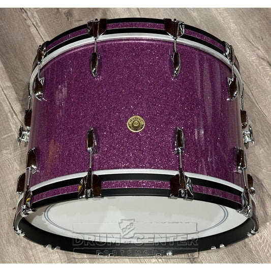 Gretsch Broadkaster 4pc Drum Set Purple Glass Glitter