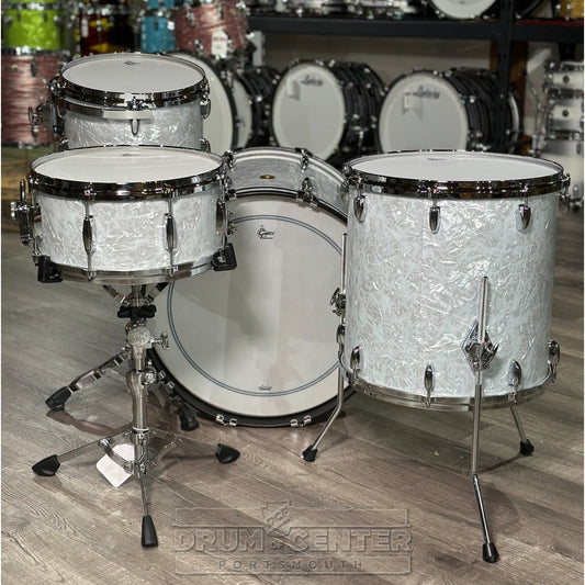 Used Gretsch USA Custom 4pc Drum Set 60s Marine Pearl