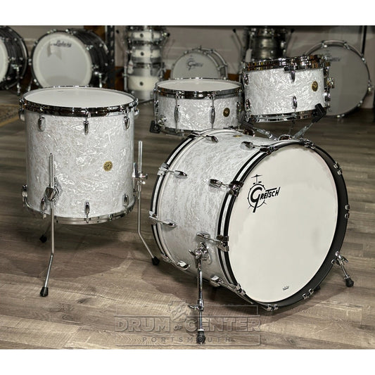 Used Gretsch USA Custom 4pc Drum Set 60s Marine Pearl