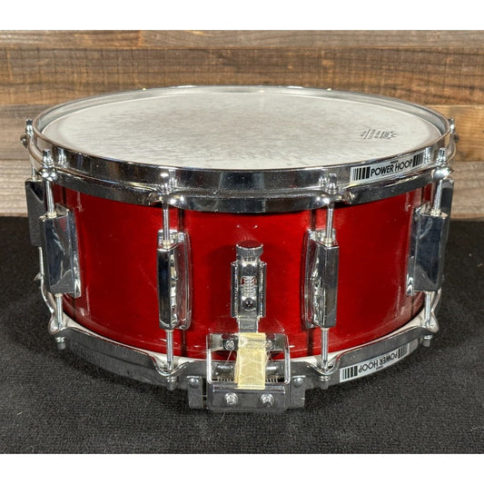 Vintage Yamaha Recording Custom Snare Drum 14x6.5 - Cherry Wood