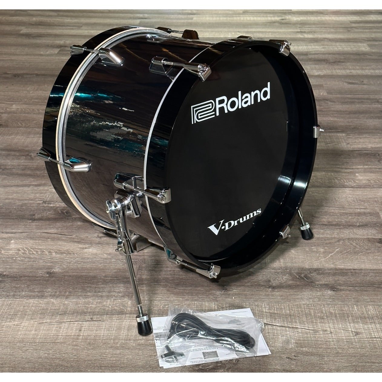 Used Roland KD-180 18" Bass Drum Black Chrome