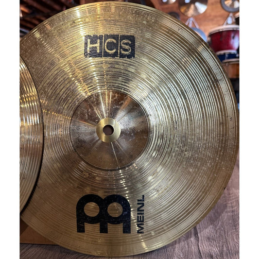 Used Meinl HCS Hi Hat Cymbals 14"