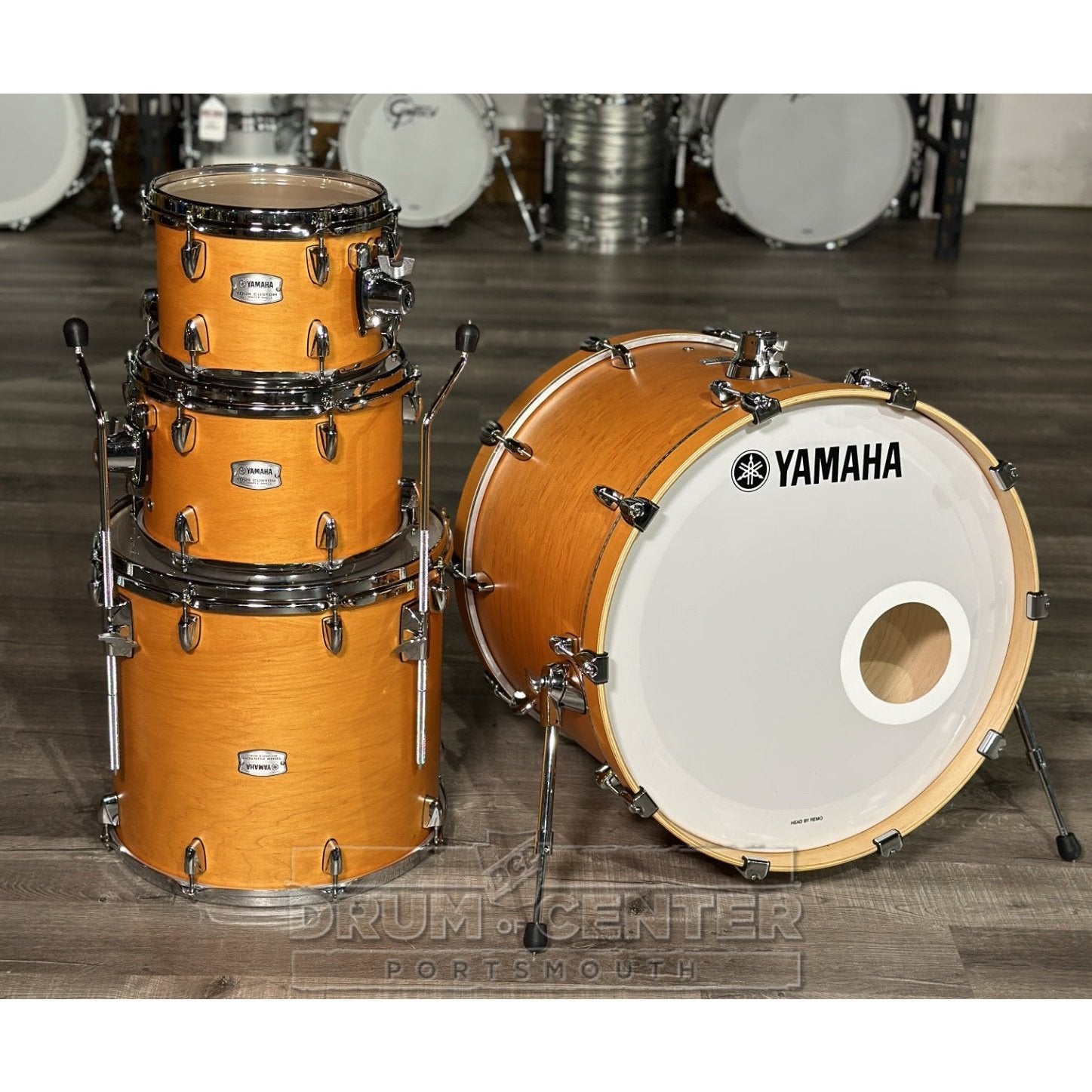 Yamaha B-STOCK Tour Custom 4pc Drum Set Caramel Satin