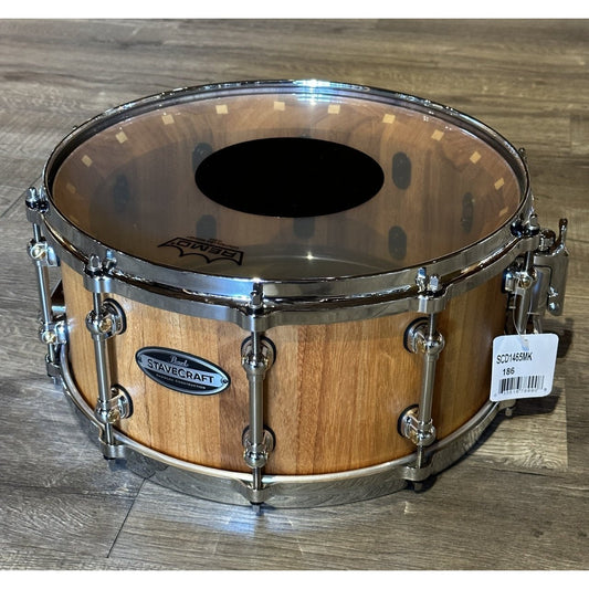Used Pearl Stavecraft Makha Snare Drum 14x6.5