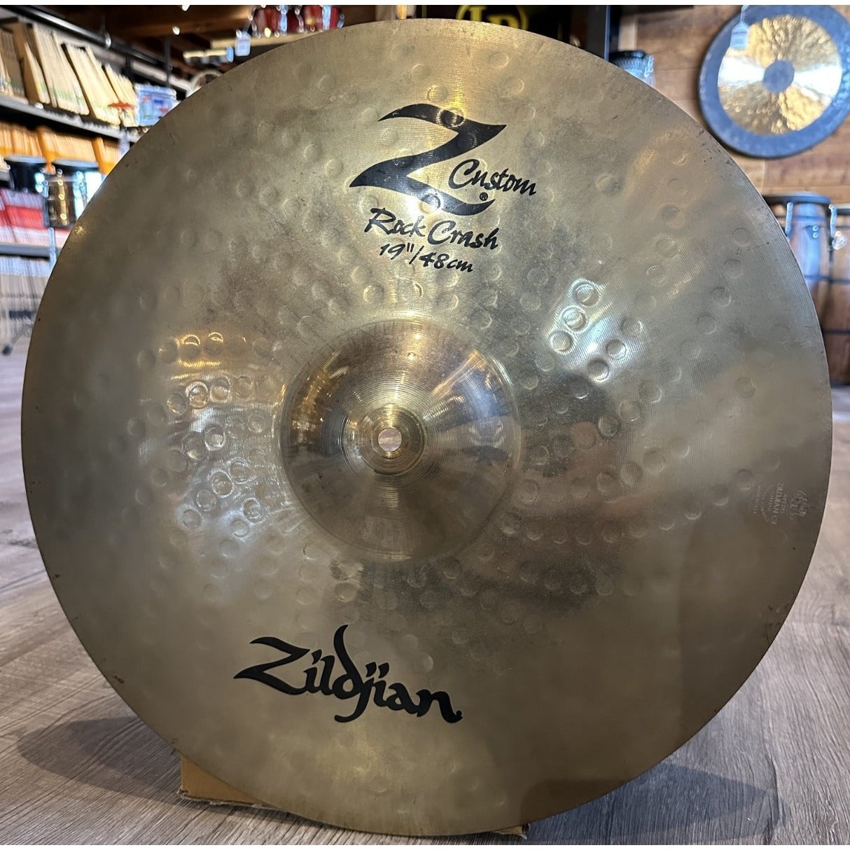Used Zildjian Z Custom Rock Crash Cymbal 19"