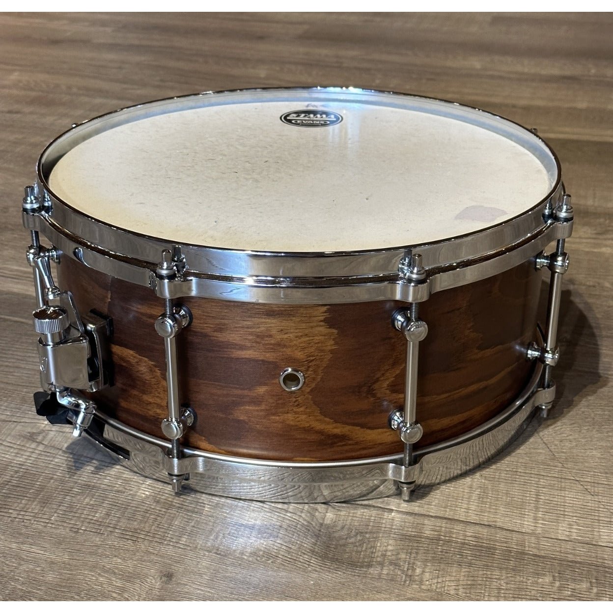 Used Tama SLP Fat Spruce Snare Drum 14x6