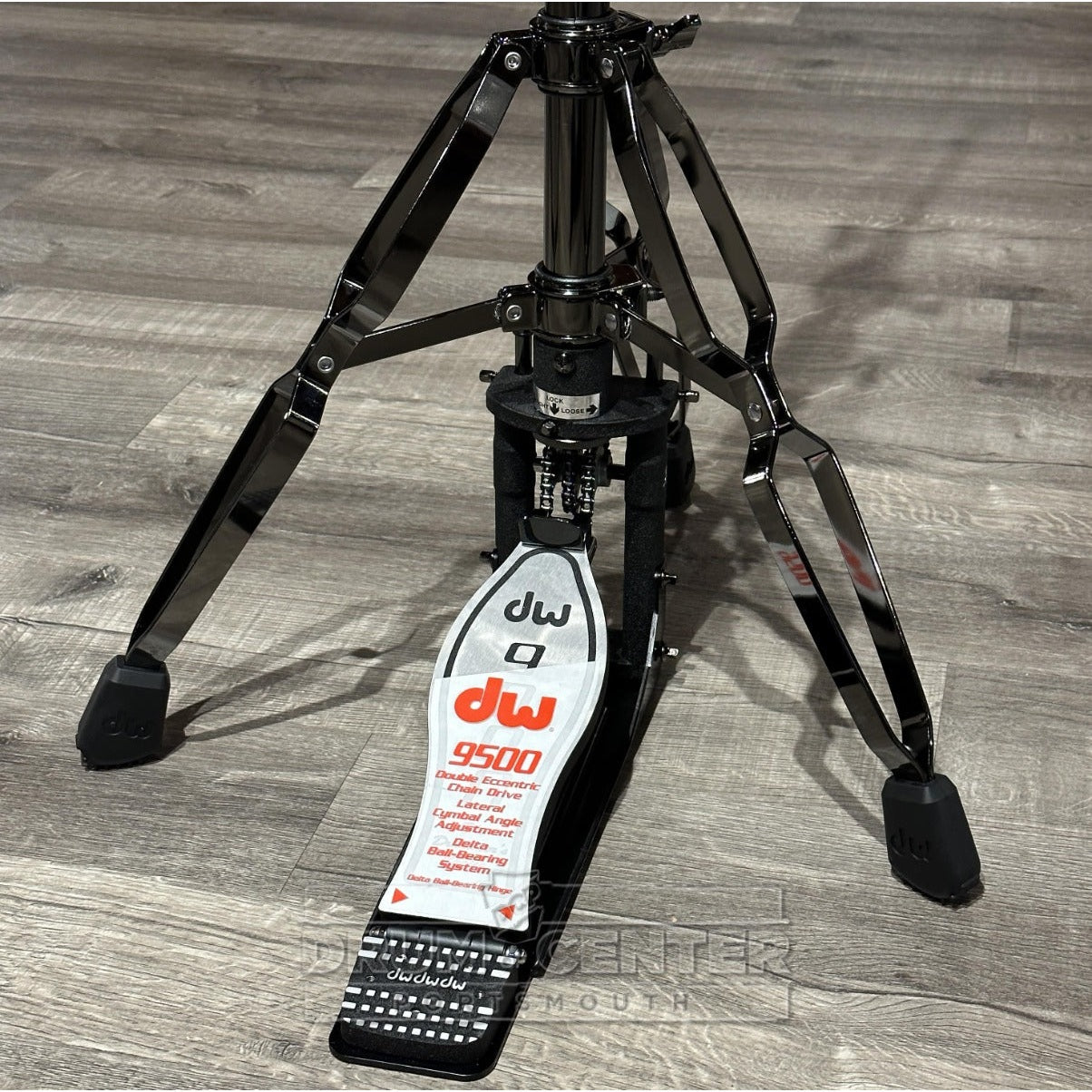 DW DWCP9500DBN 9000 Series 3-Leg Hi-Hat Stand, Black Nickel