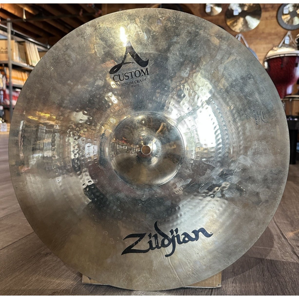 Used Zildjian A Custom Medium Crash Cymbal 17"