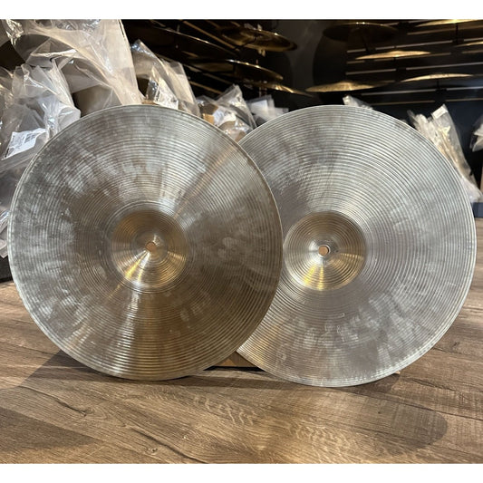 Used Zildjian New Beat Hi Hat Cymbals 14"
