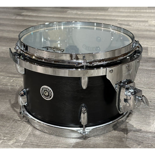 Used Gretsch Brooklyn 3pc Drum Set Satin Dark Ebony w/ Natural Hoops