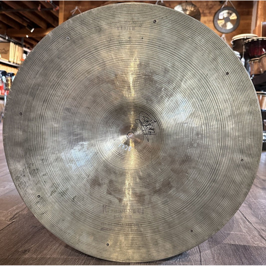Used Vintage K Istanbul Zildjian Medium Cymbal w/Rivets 18 - 1728 grams