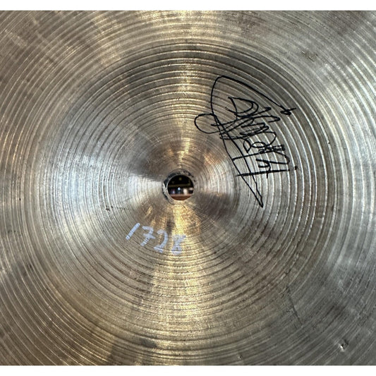 Used Vintage K Istanbul Zildjian Medium Cymbal w/Rivets 18 - 1728 grams