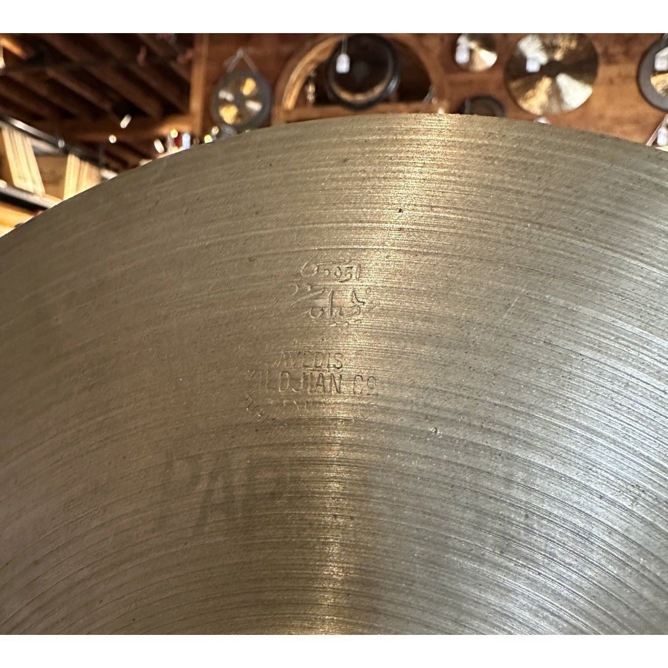 Used Vintage Zildjian 1930's Paper Thin Splash Cymbal 10 - 217 grams