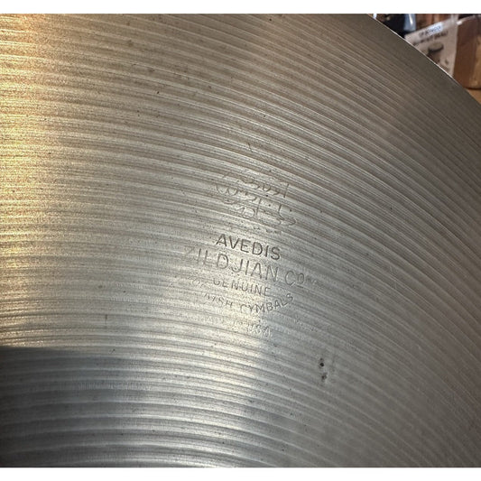 Used Vintage Zildjian 60's A Ride Cymbal 20 - 2024 grams