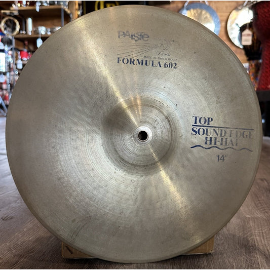 Used Vintage Paiste Formula 602 Blue label Hi Hat Cymbals 14