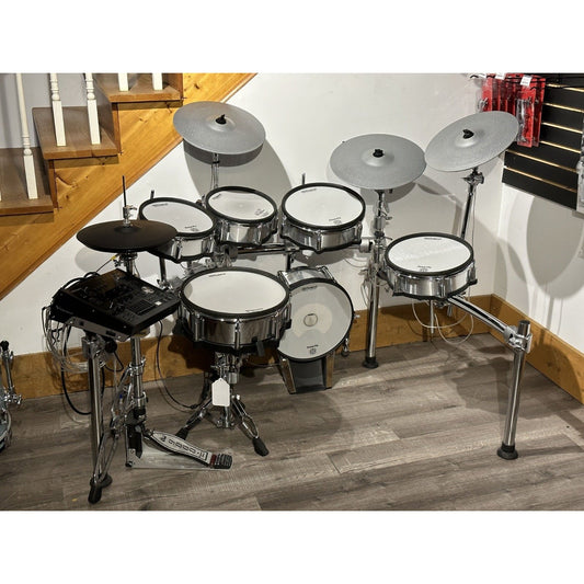 Used Roland 6pc V-Drum Set w/Upgrades