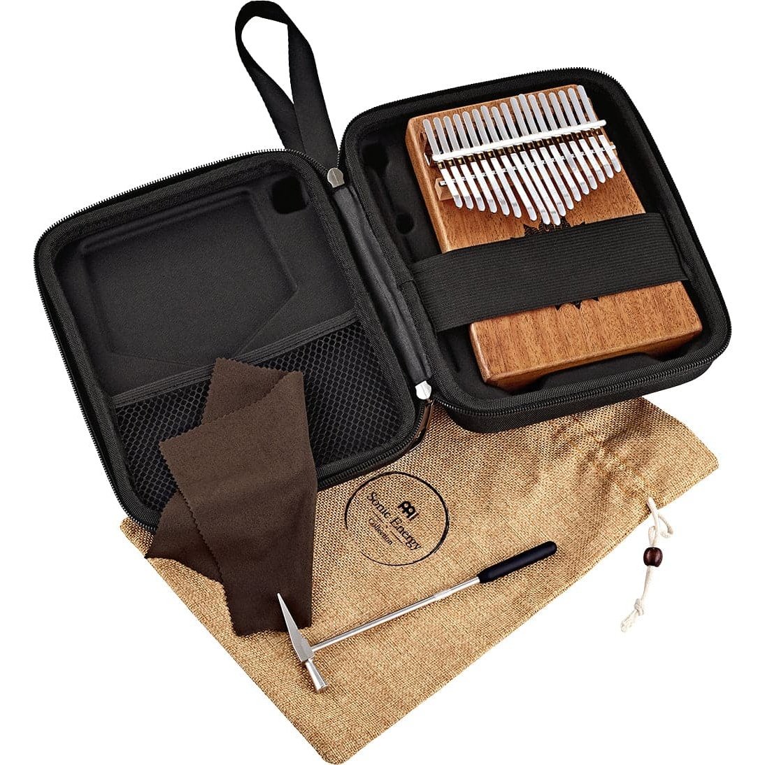Meinl Sonic Energy Sound Hole Kalimba C Major 17-notes Mahogany Matte