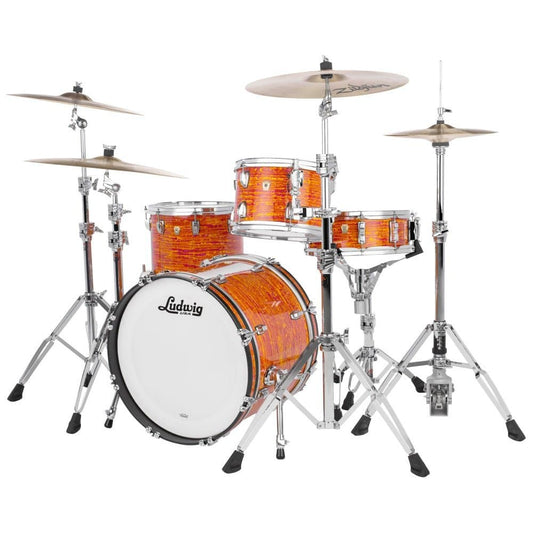 Ludwig Classic Maple Downbeat Drum Set Mod Orange