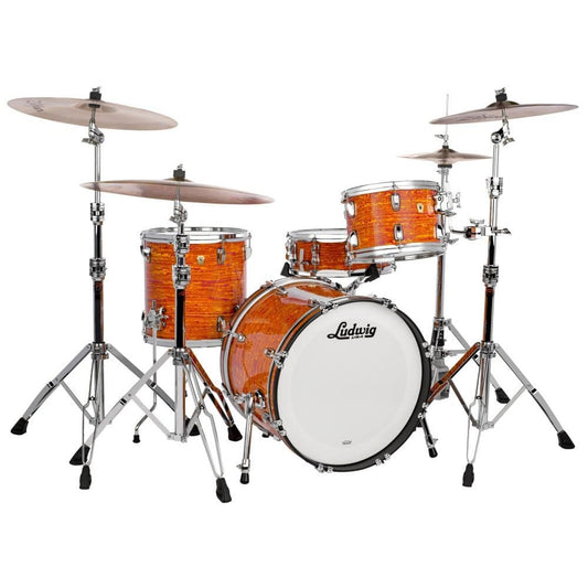 Ludwig Classic Maple Downbeat Drum Set Mod Orange