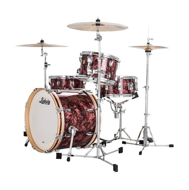 Ludwig Classic Maple 3pc Drum Set Burgundy Pearl