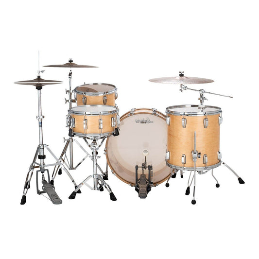 Ludwig Classic Maple 3pc Pro Beat Drum Set Natural