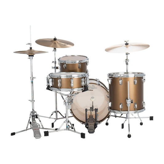 Ludwig Classic Maple 3pc Jazzette Drum Set Vintage Bronze Mist