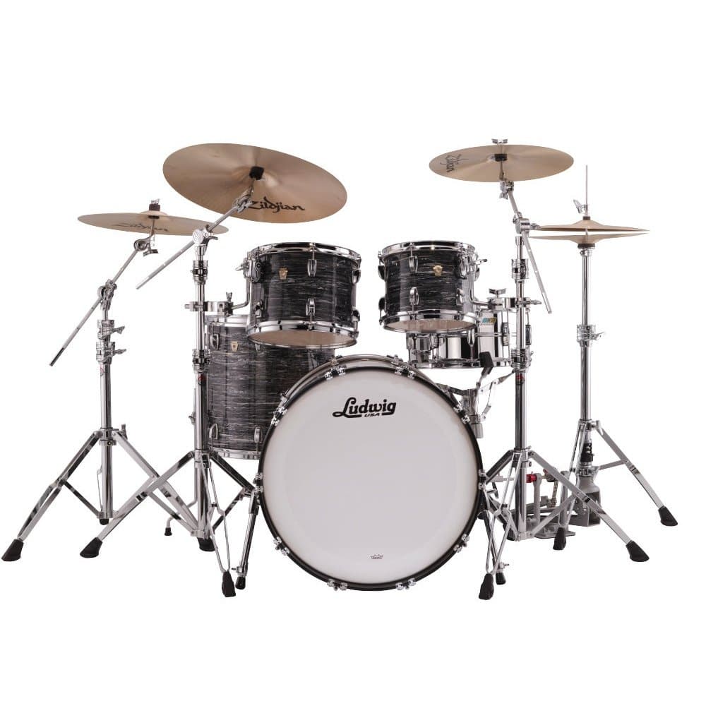 Ludwig Classic Maple Mod Drum Set Vintage Black Oyster