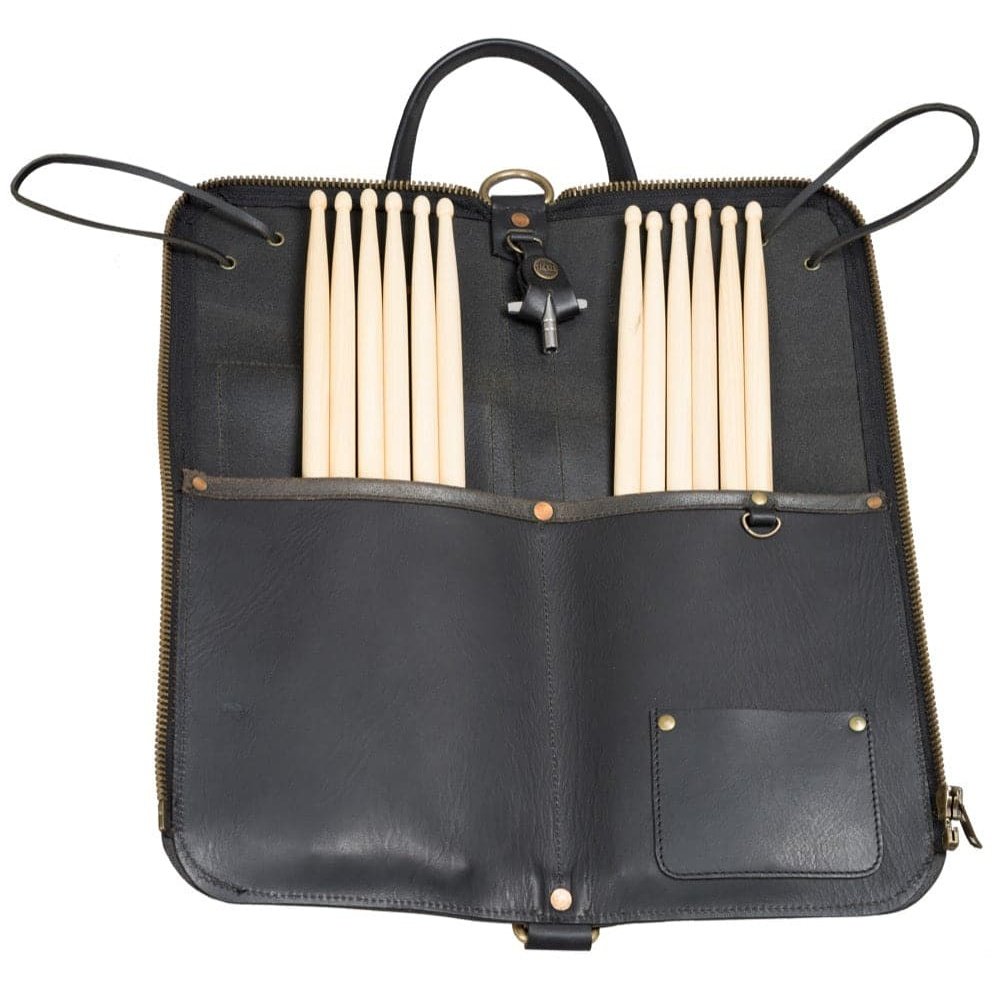 Tackle Instrument Supply Leather Stick Bag Black